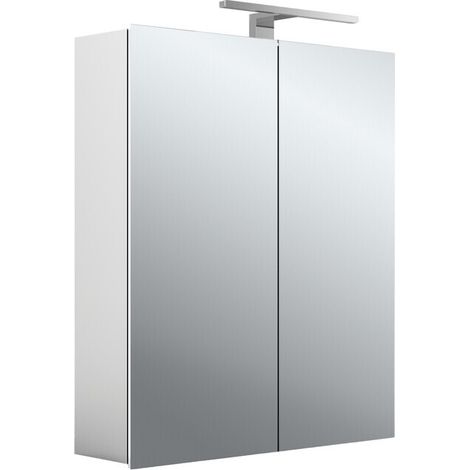 emco mee LED-Lichtspiegelschrank, aluminium, 2 Türen, (1/5)