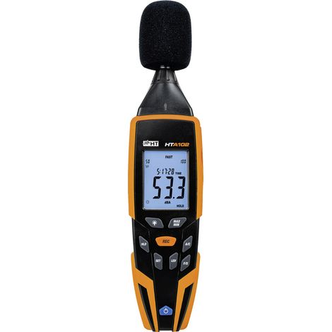 HT Instruments Schallpegel-Messgerät   HTA102 30 - 130 dB 31.5 Hz - 8 kHz Mini-USB
