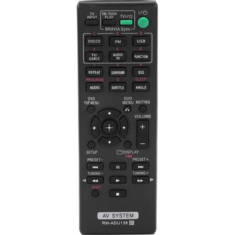 Télécommande intelligente pour système AV Sony RM-ADU138 (1/5)
