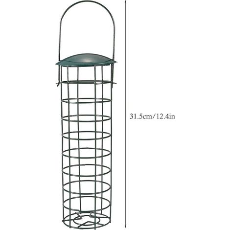 Distributeur de Graines pour Oiseaux en Fil de Fer à Suspendre au Jardin (1/5)