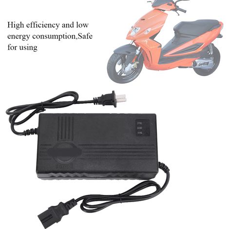 Chargeur de batterie intelligent pour scooter électrique et vélo électrique 60 V 20 Ah 2,5 A, adaptateur secteur, prise CN 220 V ( ) (1/4)