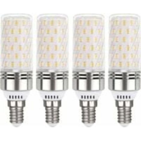 Ampoule E14 LED 12W Blanc Froid 6000K, 1450LM, Équivalent Halogène E14 100W, 360° Lumiere, AC 220V, Ampoule E14 LED pour Éclairage Intérieur, non-dimmable, lot de 4