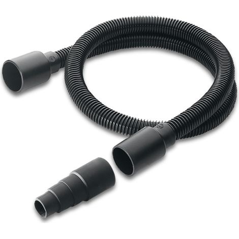 Flexible d'aspiration souple 1 m – Adaptateur pour aspirateur Karcher WD2 WD3 WD4 WD5 WD6 – Aspiration directe des poussières