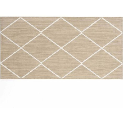 Tapis Déco "Damira" 80x150cm Naturel (1/4)