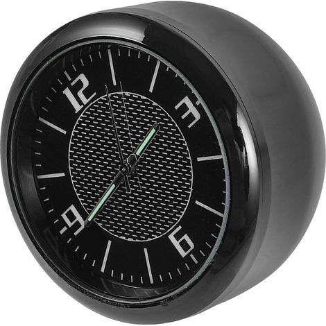 Horloge de voiture Mini horloge de tableau de bord automobile Horloge phosphorescente Accessoires intérieurs de voiture-4.00X4.00X3.50CM (1/5)