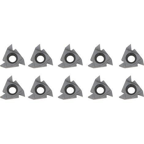 10 plaquettes de tournage CNC pour machine à fileter 16ER AG55 (1/5)