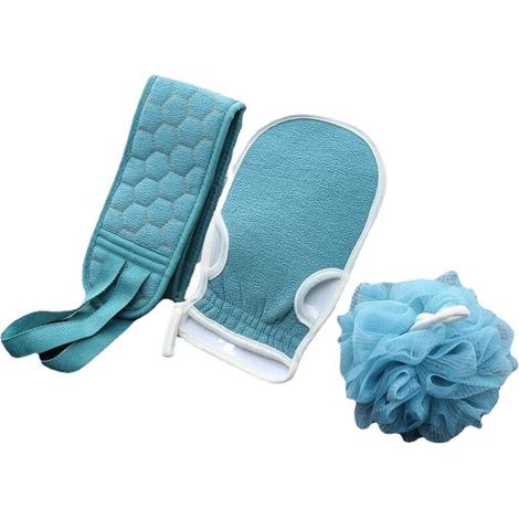 Éponge de bain douche éponges de bain exfoliantes, éponge de douche fl de bain pour hommes et femmes pour exfoliant (1/3)
