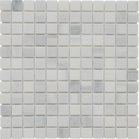 MOSAÏQUE MARBRE GRIS VIEILLI  1 PLAQUE 30,5 x 30,5 CM CASA LINEA