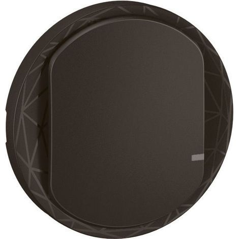 Enjoliveur interrupteur sans Neutre/commande Céliane with Netatmo Noir LEGRAND CN1403 (1/2)