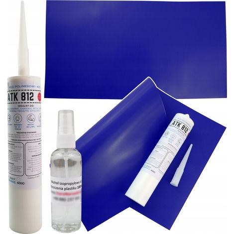 PVC-Poolreparaturkleber für trockene und nasse Schwimmbecken, großer Flicken für Pontons, 50 x 27 cm