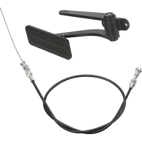 Conjunto de pedal de acelerador universal para GM Chevy y Ford Mopar Street Rod con kit de cable de 36 pulgadas. (1/5)