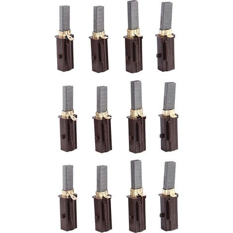 Lot de 12 balais de charbon pour moteur d'aspirateur Ametek Lamb 2311480, 333261, 33326-1 (1/5)