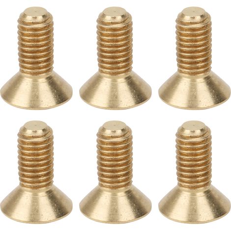 50 Sechskant-Senkkopfschrauben aus reinem Kupfer, Flachkopf, Hardware-Zubehör M5 x 12 (1/5)
