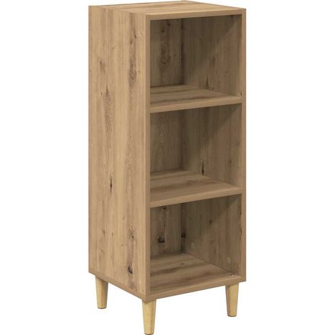 Buffet,Bahut,Meuble de Rangement chêne artisanal 32.5 x 34.5 x 90 cm Bois d'ingénierie CFW46523 (1/5)