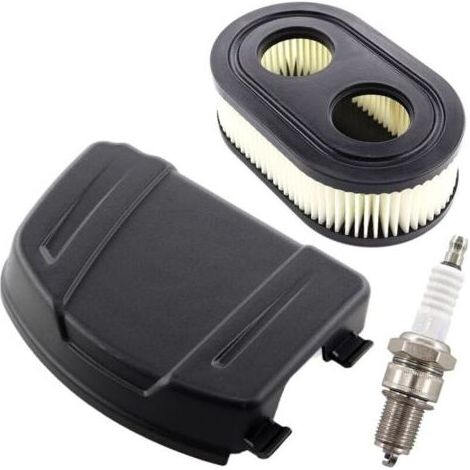 Couvercle de filtre à air 594106, filtre à air pour tondeuse à gazon, bougie d'allumage F6TC, compatible avec les petits modèles verticaux Briggs & Stratton 625E, 625EXi, 650EXi, 675EXi (1/5)