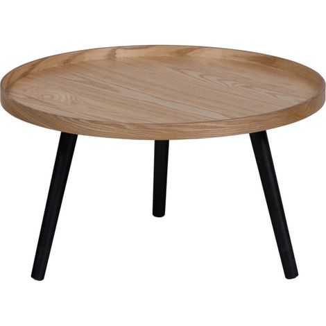 Table basse ronde en bois DANATY