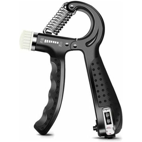 Hand Grip, Musculation Main, Musculation Avant Bras, 560 Kg Ajustable Comptage Pince À Main La Résistance Exerciseur De Doigt Exerciseur Poignet (1/5)