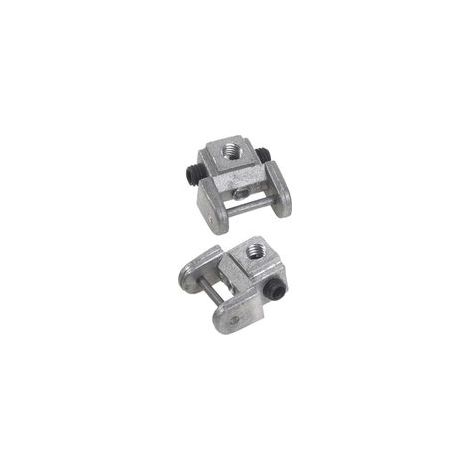 Lot de 2 pièces de rechange pour scie à chantourner - Adaptateur de lame de scie à chantourner sans stylo - Support en métal pour lames de scie à chantourner supérieure/inférieure - Kit de