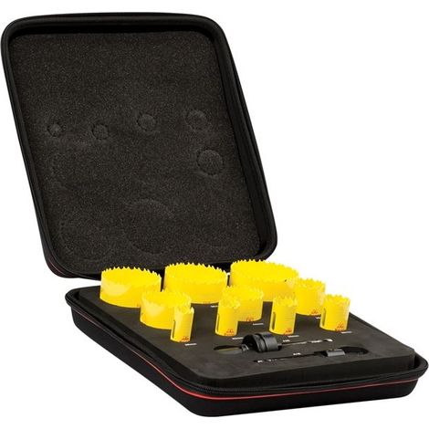 KDC10021 Deep Cut Bi-Metal Deluxe Electrician's Holesaw Kit 12 Piece STRKDC10021 (1/2)