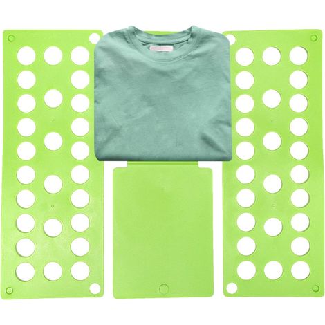 Planche de classement pour vêtements - Planche pliante pour vêtements - Outil auxiliaire pour classeur à linge - Planche pliante rapide et amusante - Planche de ménage ABS pour les personnes (1/5)
