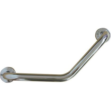BARRE COUDEE 135° 20X20 CM LAITON CHROME 70310 (1/3)