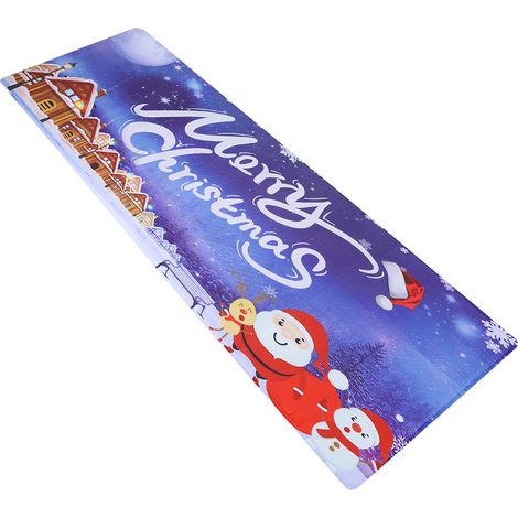 Tapis de porte antidérapant décoratif de Noël pour la maison, la salle de bain, la cuisine et le salon (1/5)