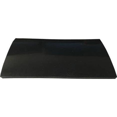 Gummiplatte B.1,4m L.10m D.3mm schwarz EPDM/SBR m.Gewebeeinlage