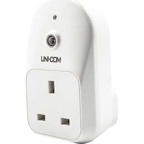 Uni-Com Security Timer UNC63346 with Indoor Socket Plug, Randomized Light and Holiday Light Timer