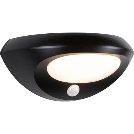 Paulmann 948.56 LED Außenwandleuchte Sorova Bewegungsmelder IP44 230x125mm 3000K 3,5W 220lm Anthrazit Kunststoff (1/5)