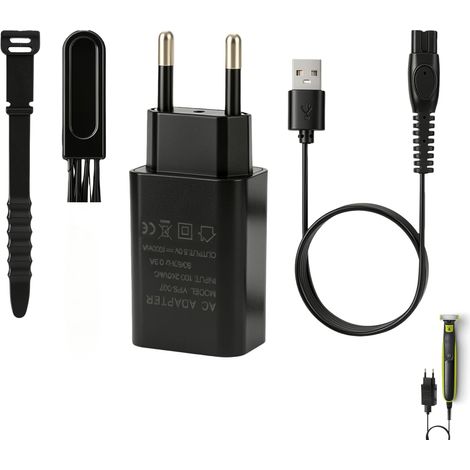 5V Chargeur Rasoir Universel Compatible avec Philips OneBlade et Tondeuses (1/5)
