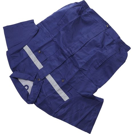 Veste ventilée rafraîchissante pour extérieur et agriculture, 4 vitesses de ventilation, veste climatisée à ventilateur intégré, bleue, taille XL (1/5)