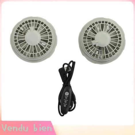 Garosa Veste de Refroidissement avec Ventilateur 3 Niveaux Réglables et Solaire pour Travaux par Temps Chaud (1/4)