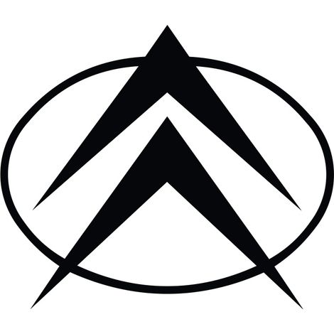 LOGO - DECORACIÓN DE PARED EN METAL - Silueta de coche, Obra de Arte Icónica Retro y para la Decoración Interior de tus paredes