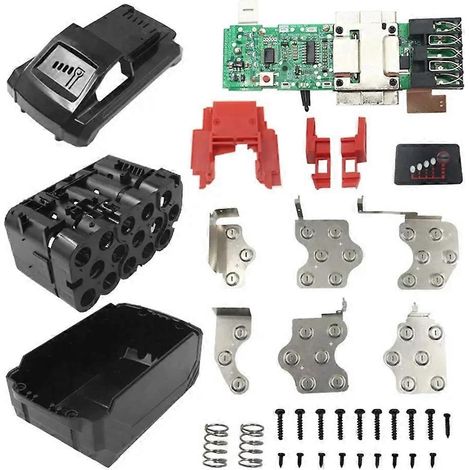 Kunststoffgehäuse für 15x21700 Li-Ionen-Akkus, Ladeschutzschaltung für Milwaukee 18V 12Ah Akku (1/5)