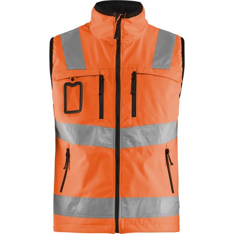 Blakläder Warnschutz-Softshell-Weste, orange, Unisex-Größe: XL