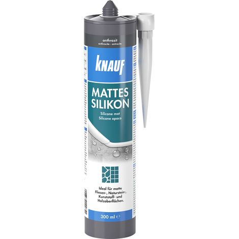Knauf Mattes Silikon anthrazit 300 ml