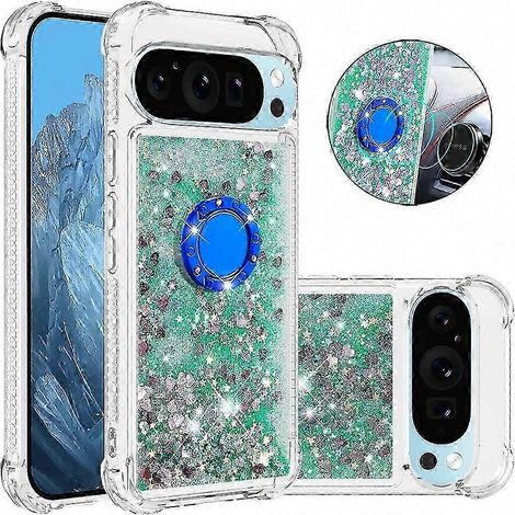 Google Pixel 10 Pro Hülle mit Ständer, stoßfester Quicksand-Schutzhülle, sturzsichere TPU-Hülle (1/5)