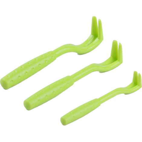 Crochet à tiques pour animaux de compagnie, dissolvant de tiques de chien, dissolvant de tiques de chat et de chien, dissolvant de puces, pince à épiler en plastique (1/5)
