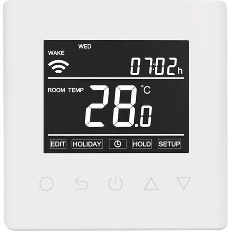 Royal plaza Atlas thermostat avec wifi blanc mat (1/4)