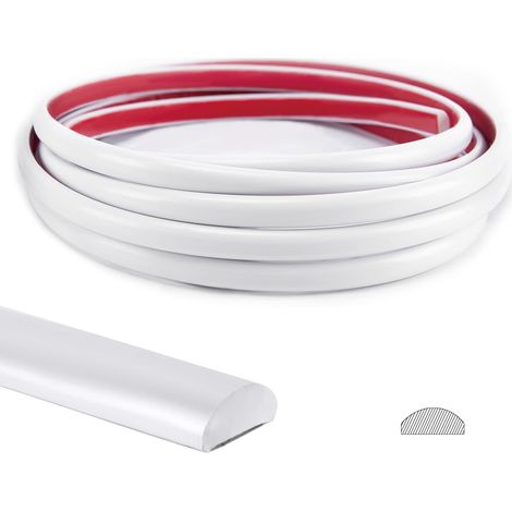 Bordure Adhésive pour Carrelage,Bord de Mur,Peler et Coller,Flexible,Imperméable,3 m,Blanc (1/5)