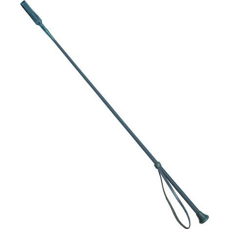 Fouet à poils avec tresse et garniture en cuir recouvert de 61 cm de nylon