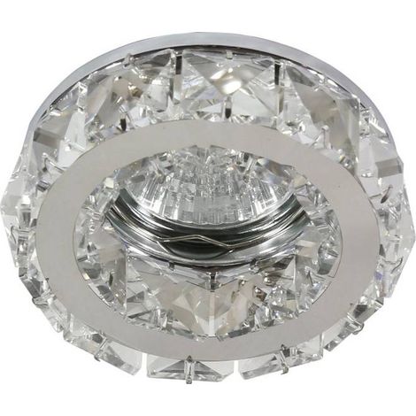 Spot encastré plafond Candellux MR16 50W cristal chromé (1/2)