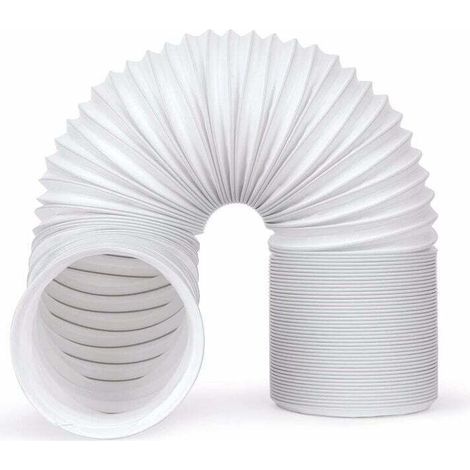 Tuyau d'évacuation pour climatiseur mobile 1,5 m – Résistant à la chaleur et à la corrosion – Flexible et extensible – Compatible 150 mm (1/5)