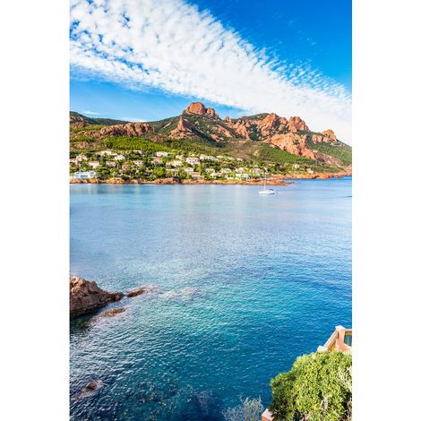 Tableau sur toile portrait Esterel 30x45 cm - Impression sur Toile Murale Décorative - Image imprimée en HD sur Toile - Toile sur Châssis en Bois FSC - Fabriqué en France (1/4)
