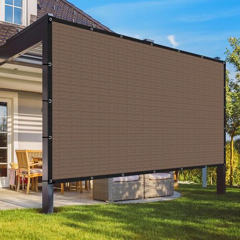 Filet Ombrage Exterieur,Filet Protection Solaire 85% UV,Toile Ombrage Respirant avec Bordure,avec œillets,Voile D'ombrage pour Vent,pour La Couverture VéGéTale,Sable,Jardin,Pergola,Terrasse,Pet House. (1/5)