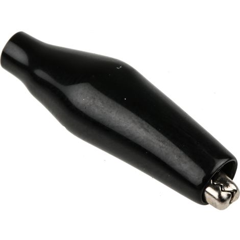 Pince crocodile, noire RS PRO ( Prix pour 1 ) (1/4)