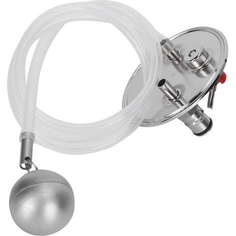 Kit de couvercle de fermeture et tube plongeur flottant pour fût de fermentation, pièces de brassage pour fût de 29 L/58 L (1/5)