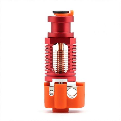 3D Red Lizard K1 V6 Bimetall-Kupfer-beschichtete Düse, montiert, für Prusa I3 MK3 V2 2,4" 3D-Extruder (1/5)