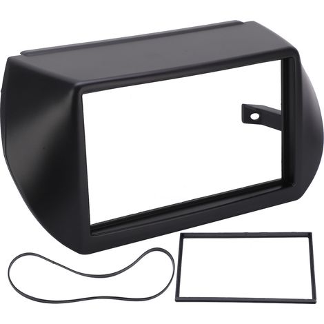 2PCS 2Din Panneau de Contrôle Central Radio CD Façade Tableau de Bord Remplacement pour CITROEN Nemo (1/5)