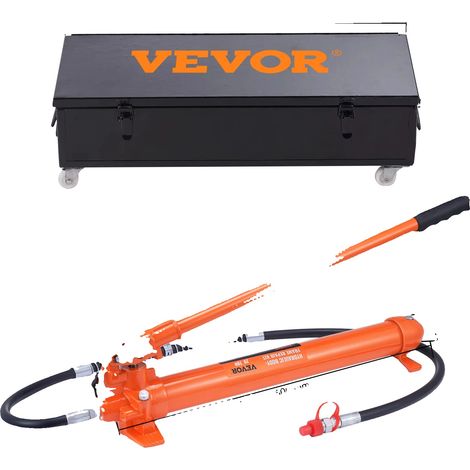 Crics Hydraulique, Capacité de 4 Tonnes, Kit d'Outils de Réparation Polyvalent, 20 Ton (1/2)
